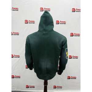 Sweat à capuche zippé surdimensionné personnalisé OEM pour homme en molleton de coton épais, délavé soleil, effet vieilli, coupe classique - Product Image 6