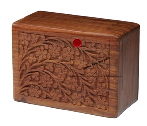 โกศไม้สําหรับสัตว์เลี้ยง สุนัข แมว โกศไม้ สัตว์เล็ก สุนัข และแมว โรงงานโกศอนุสรณ์ขายส่ง - Product Image 1