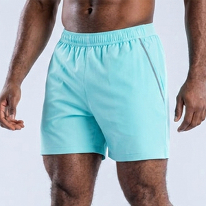 Pantalones Cortos Deportivos de Alto Rendimiento para Hombre, Ropa Deportiva Ligera con Detalles Reflectantes, para Entrenamiento, Fitness, Secado Rápido, en Oferta - Product Image 5