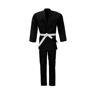 <b>White</b> Karate Gi Uniform 100% Cotton Durable Regular Fit Unisex Adult Plain Dyed Style Martial Arts Wear - Product Image 4
