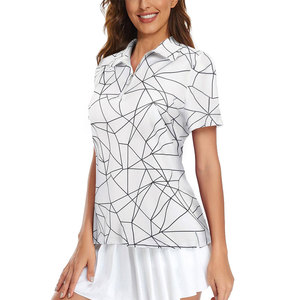 Ropa de alto rendimiento para mujer, polos estampados diseñados para uniformes corporativos, actividades deportivas y promoción. - Product Image 1