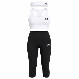 Soutien-gorge de sport pour femme sans couture, respirant, écologique, de qualité supérieure, avec logo frontal, service OEM, prix de gros abordable - Product Image 2