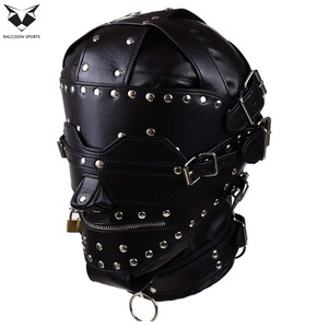 Máscara de Cuero Sintético Premium con Tachuelas 2026, Capucha de Cuero Sintético para Disfraces, Ropa de Club, Ropa de Fiesta, para Hombres y Mujeres - Product Image 4