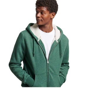 Men Regular Fit Quarter Zip Jersey <b>Fabric</b> Eco-Friendly <b>Waterproof</b> Cotton/Polyester Casual Streetwear Pullover Hoodie - Product Image 1