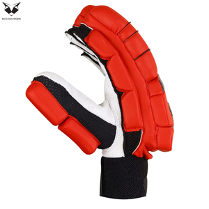 Gants de frappe de cricket légers pour hommes, ventilation en maille respirante, paume en cuir de mouton, série professionnelle, accessoires de cricket - Product Image 6