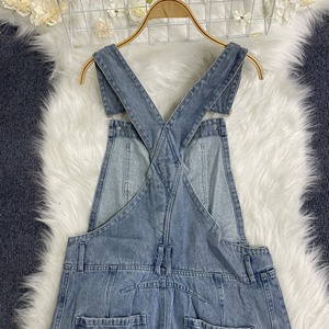 Peto de trabajo elegante para mujer, de algodón, suave, duradero, cómodo, con tirantes ajustables, estilo casual urbano - Product Image 2