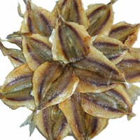 Snack de Pescado Premium de Trevally con Rayas Amarillas Secado al Sol y Perfectamente Condimentado con Especias, Venta al por Mayor