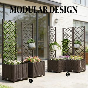 Fioriera Rialzata in Plastica, Vaso per Fiori, Cesti Sospesi e Accessori - Product Image 2