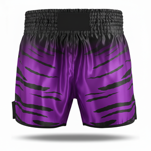 Pantalones Cortos de Muay Thai de Poliéster de Secado Rápido con Diseño Nuevo, Estilo Retro, Bordado, Equipamiento de Artes Marciales - Product Image 1