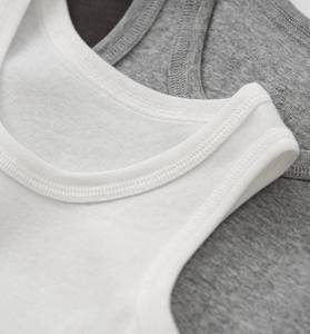 Ropa de Verano Informal para Bebés, Niños y Niñas, con Dobladillo Curvo, Sin Mangas, 100% Algodón, Secado Rápido, Ecológica, Cuello Redondo - Product Image 5