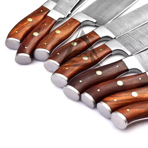 Premium Quality Handmade Damascus Chef <b>Knives</b> <b>Set</b> with 67-Layer Damascus Steel Blades and Wood Handles-Wholesale - Product Image 5