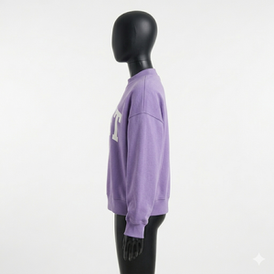 Sudadera de Forro Polar Extra Grande Estilo Coreano para Invierno, Cuello Redondo, Unisex, Informal, Transpirable, 100% Algodón - Product Image 3