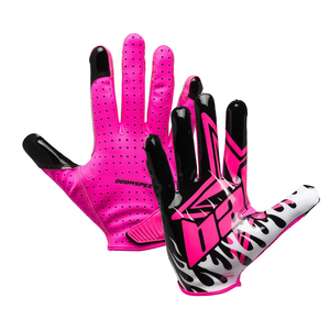 7v7 Silicon gel Gloves High Quality Custom flag American Football Receiver Gloves Durable Anti Slip Grip Youth Adult rubber logo - Product Image 4