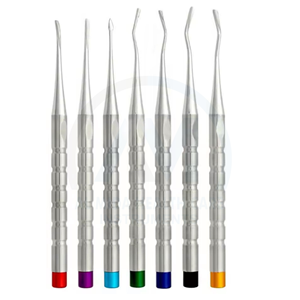 ชุดเครื่องมือถอนรากฟัน Al Mida Healthcare Dental Luxating Elevators PDL Periotome จำนวน 7 ชิ้น สีสันสดใส แบบใช้มือ - Product Image 3