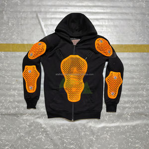 Sweat à capuche de moto en Kevlar 100% coton, sweat à capuche de sécurité pour motard avec armure CE, pour la protection de la conduite, chemises de moto, protections de niveau 2 - Product Image 4