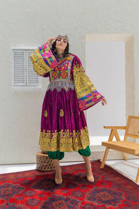 Vestido Afgano Ligero para Mujer con Encaje, Vestido Afgano para Dama, Cómodo y Decorativo, Venta al Por Mayor a Precio Económico - Product Image 3