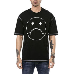 Men's Oversized T-Shirts with Customizable Compression Feature Plain Blank <b>Design</b> OEM Services Available - Product Image 1