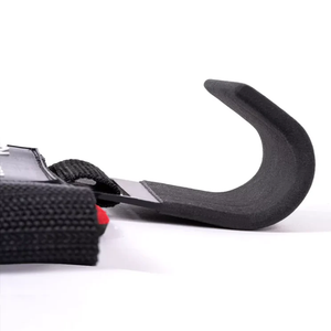 Weight Lifting rubber grip Hooks Non-slip Deadlift wrist Straps palm support <b>Gloves</b> <b>Pull</b> <b>Up</b> gym fitness training session workout - Product Image 4