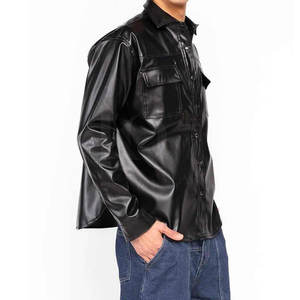 Camisas de Cuero Transpirables y Elegantes para Hombre, Personalizadas, de Tela Suave, Ajuste Cómodo, Material Premium Duradero, Perfectas para la Oficina Diaria - Product Image 4