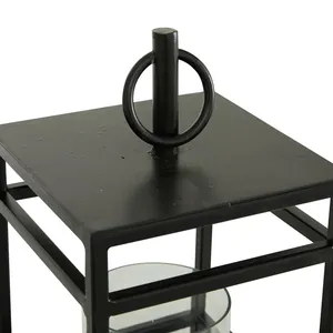 Handmade Iron Candle Holder Premium Interior Accent CollectionModern Bamboo Square Handmade <b>Lantern</b> for Home Decoration Living - Product Image 4