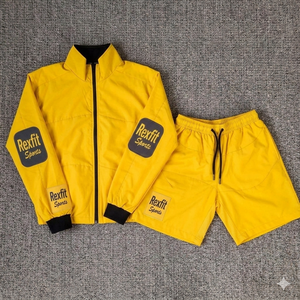 Rexfit Sports Custom Nylon 3M Reflective Windbreaker <b>Jacket</b> and <b>Track</b> Pant Set <b>for</b> <b>Men</b> Tracksuit Set Wholesale - Product Image 6