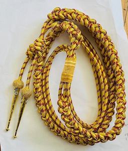 Aiguillette de alta calidad en oro y plata, cordón de hombro para uniforme de calidad superior con hilo dorado - Product Image 1