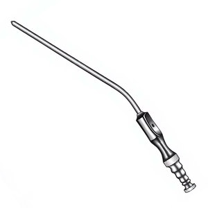 Tube d'aspiration Frazier 19 cm / 7-1/2 pouces de diamètre 3,3 mm Fr 10 Instrument chirurgical de précision pour l'aspiration efficace des fluides - Product Image 4