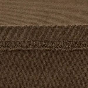 เสื้อยืดคอกลมสีพื้นคุณภาพสูงสำหรับผู้ชาย ผ้าฝ้ายนุ่มสบาย สไตล์ลำลอง สตรีทแวร์ - Product Image 6