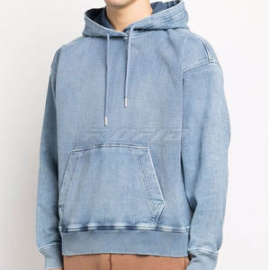 เสื้อฮู้ดผู้ชายผ้าซักกรดเสื้อฮู้ดแขนยาวแบบสวมหัวแนวสตรีทแฟชั่นลำลองทันสมัย - Product Image 4