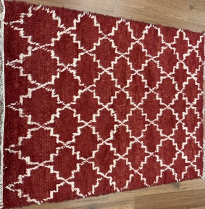 Elegante Alfombra de Lana Hecha a Mano Estilo Marroquí, Alfombra Premium para Decoración Moderna del Hogar - Product Image 2