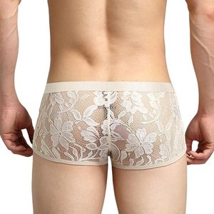 Calzoncillos Boxer Sexys para Hombre, de Color Sólido, Transparentes, de Cintura Media - Product Image 6