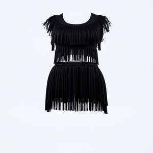 Mesh <b>Fringe</b> Training Dancewear Custom Lightweight Performance Outfit - Product Image 2