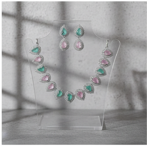 Conjunto de Joyería Modern Muse AD de Alta Calidad con Diamantes Americanos, Elegancia para Mujeres Contemporáneas a Precio de Fábrica al por Mayor - Product Image 2