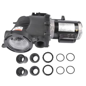 Pompa per Piscina Monofase 0.75HP per Piscine e Spa 115/230V, Filtro Elettrico Trifase Anticorrosione W3SP2605X7 per Vasche Idromassaggio - Product Image 5