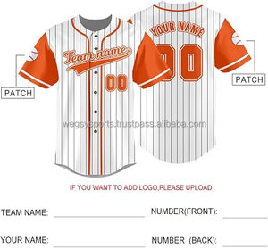 Vente en gros maillots de baseball de l'équipe de Toronto personnalisés maillots de softball maillot de sport unisexe respirant 100% polyester imprimé par sublimation - Product Image 1