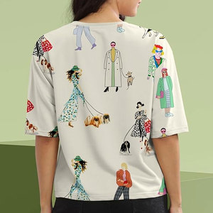 เสื้อเชิ้ตพิมพ์โลโก้ตามสั่ง คุณภาพสูง ขายดี ดีไซน์ใหม่ นุ่มสบาย น้ำหนักเบา ระบายอากาศได้ดี ทันสมัย ราคาขายส่ง - Product Image 5