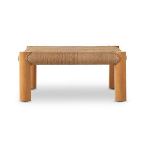 Table basse multifonctionnelle de haute qualité en racine de teck naturel avec plateau en verre, structure en bois massif durable, style artistique contemporain - Morse - Product Image 4
