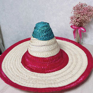 ผลิตหมวกฟางทรงโซมเบรโรสำหรับตกแต่งโต๊ะร้านอาหารเม็กซิกัน ตกแต่งวันทาโก้ทุกวัน ตกแต่งร้านอาหารในวันซินโก เดอ มาโย - Product Image 1