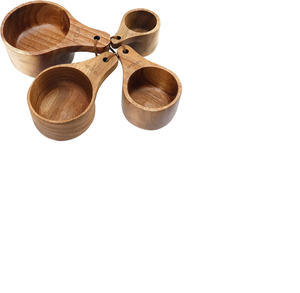 Customized Wooden <b>Measuring</b> <b>Spoons</b> 6 Multi Size Mini Solid Wooden <b>Measuring</b> <b>Spoon</b> Best Selling Sale - Product Image 4