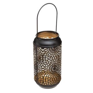 Juego de Faroles de Hierro con Diseño Geométrico Recortado para Decoración del Hogar, Uso Interior y Exterior, Duradero, Cubierta para Lámpara DIY - Product Image 3