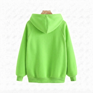 เสื้อฮู้ดผู้ชายแบบสวมใส่สบาย ทรงปกติ สีเขียวมะนาว ผ้าเจอร์ซีย์ ระบายอากาศได้ดี แห้งเร็ว ปักลายตามสั่ง แฟชั่นทันสมัย สำหรับทุกเพศ - Product Image 2