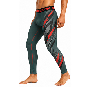 Pantalones de Compresión Deportivos Personalizados para Hombre, Leggings de Gimnasio de Alta Elasticidad, Transpirables, para Correr, Entrenamiento, Fitness, Deportes, OEM - Product Image 6