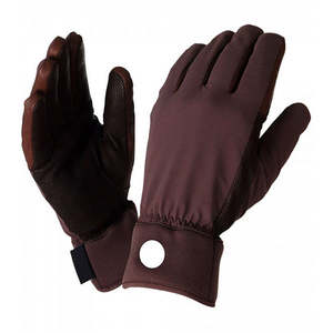 Guantes de Invierno de Cuero para Dedos Completos, Cierre con Cordón, Ligeros, Elásticos, Correa de Muñeca Ajustable, Antideslizantes - Product Image 3
