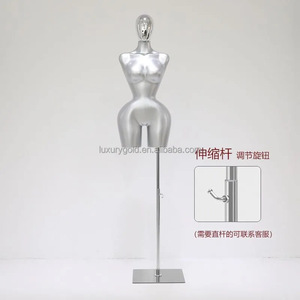 Vàng Đầu L Kích Thước Cong Nữ Cộng Với Kích Thước Manikin BBL Ăn Mặc Trên Cơ Thể Giả Lớn Mông Ngực Lớn Vàng ABS Nhựa Sơn Người Giả - Product Image 6