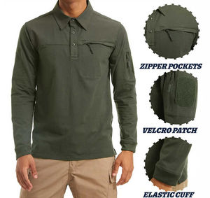 Camisas Casuales de Manga Larga para Hombre, Color Caqui y Negro, de Secado Rápido, Estilo Táctico, Hechas en Pakistán, Venta al Por Mayor de Fábrica - Product Image 2
