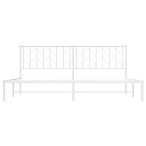 Base de Cama Doble de Acero Blanco, Rectangular, Metálica - Product Image 5