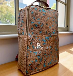 Genuine Quality Tooled leather Premium <b>Backpack</b> For <b>Women</b> Office And Lifestyle At Best Price By Supplier leather <b>Backpack</b> - Product Image 3