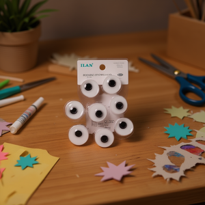 Occhi Decorativi ILAN 2,5 Cm 8 Pezzi Per Artigianato e Decorazione - Product Image 2