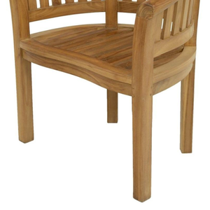 Sillón de Madera de Teca de Estilo Minimalista para Jardín y Decoración del Hogar - Product Image 6