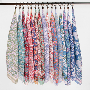 Premium Indian Block Printed Cotton Bandana Soft, Breathable Neck Hair & Headwear for Everyday <b>Style</b> - Product Image 1